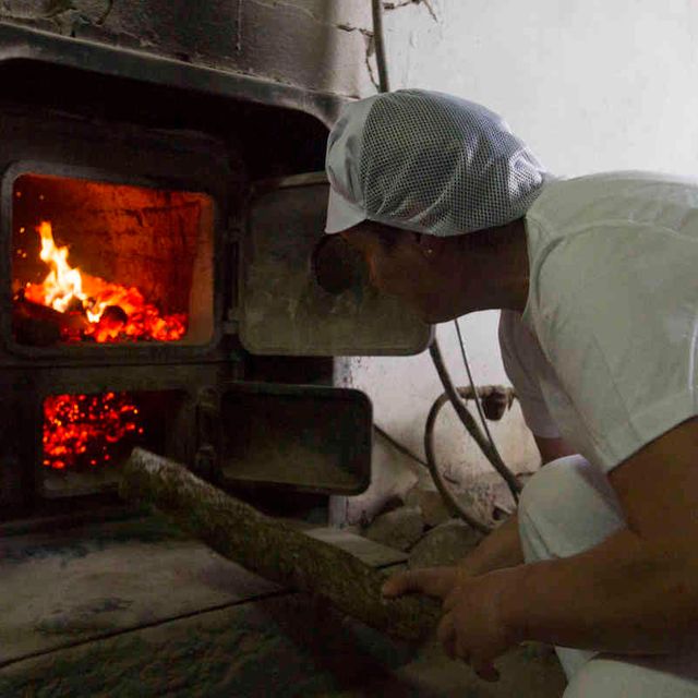 Panadería Rabanillo especialista horneando pan